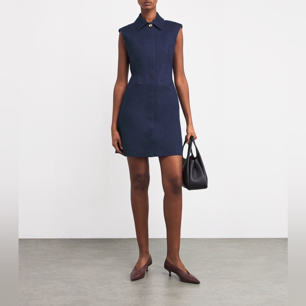 Veronica Beard Serina Denim Dress - Picture 5 of 10